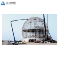 Xuzhou LF Galvanized steel space frame glass dome roof structure